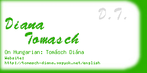 diana tomasch business card